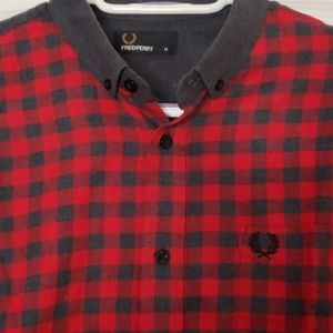 Fred Perry Gingham Checkered Shirt